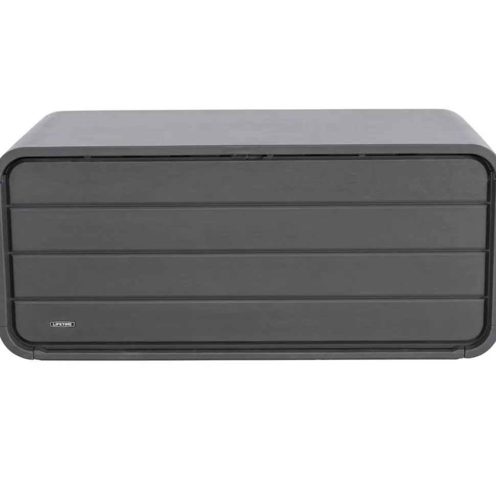 Kissenbox 'Space' Hart-Polyethylen anthrazit 147,1 x 63,6 x 72 cm