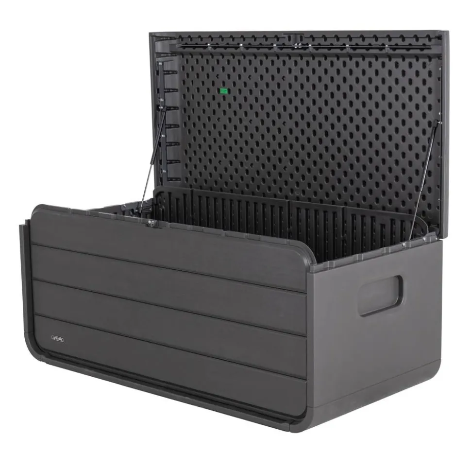 Kissenbox 'Space' Hart-Polyethylen anthrazit 147,1 x 63,6 x 72 cm