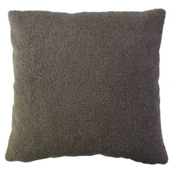 Kissenhülle 'Boucle' grau 45 x 45 cm