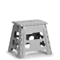 Klapphocker grau 37 x 32 x 30 cm