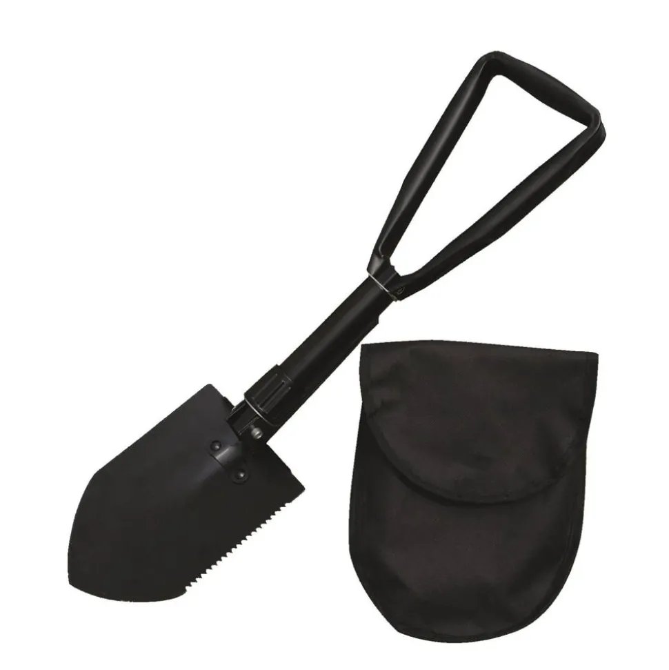 Klappspaten schwarz 60 x 15 x 6 cm