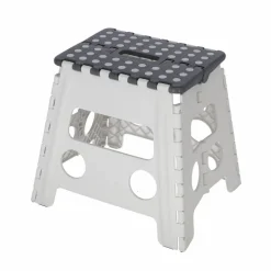 Klapptritt weiß faltbar 37 x 32,5 x 30 cm