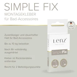 Klebe-Set für Bad-Accessoires 'Simple Fix'