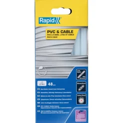 Klebestick für PVC und Kabel transparent Ø 12 x 190 mm 48 Stück