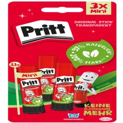 Klebestift transparent 3 x 11 g