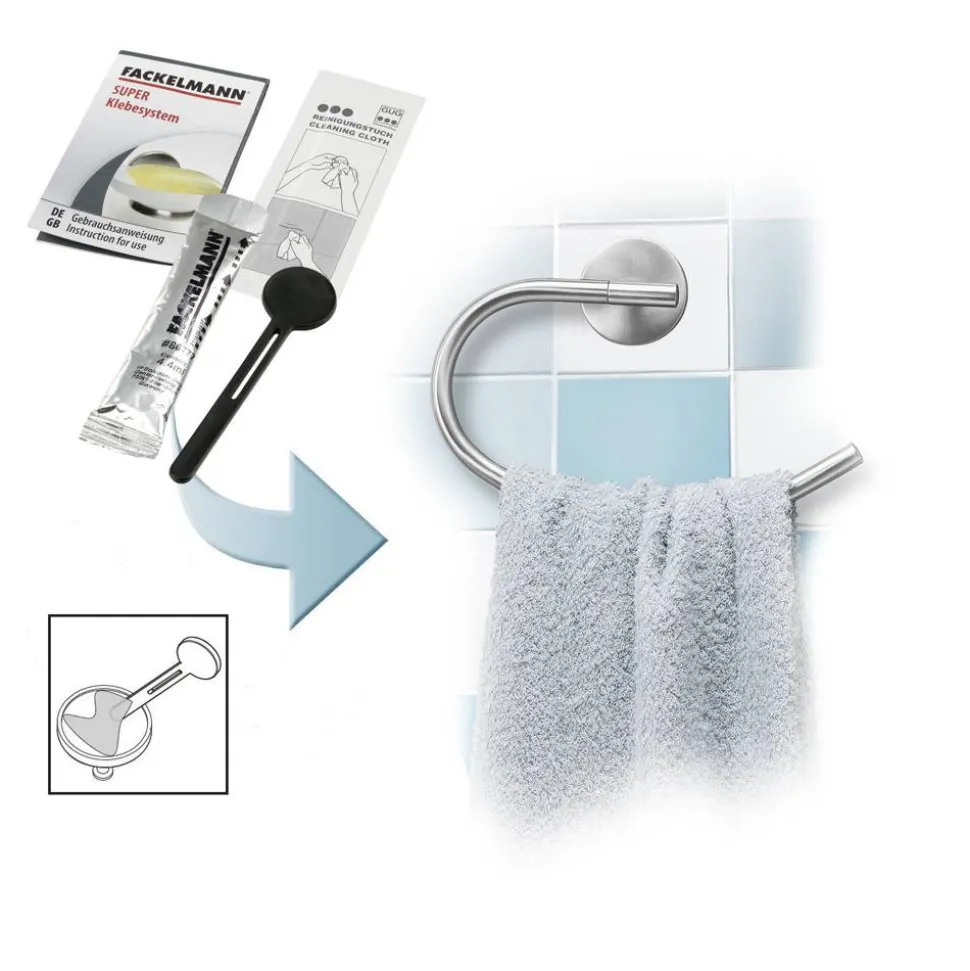 Klebesystem für Bad-Accessoires, bis 50 kg
