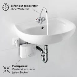 Kleindurchlauferhitzer-Set 'M3/SNM' 3,5 kW