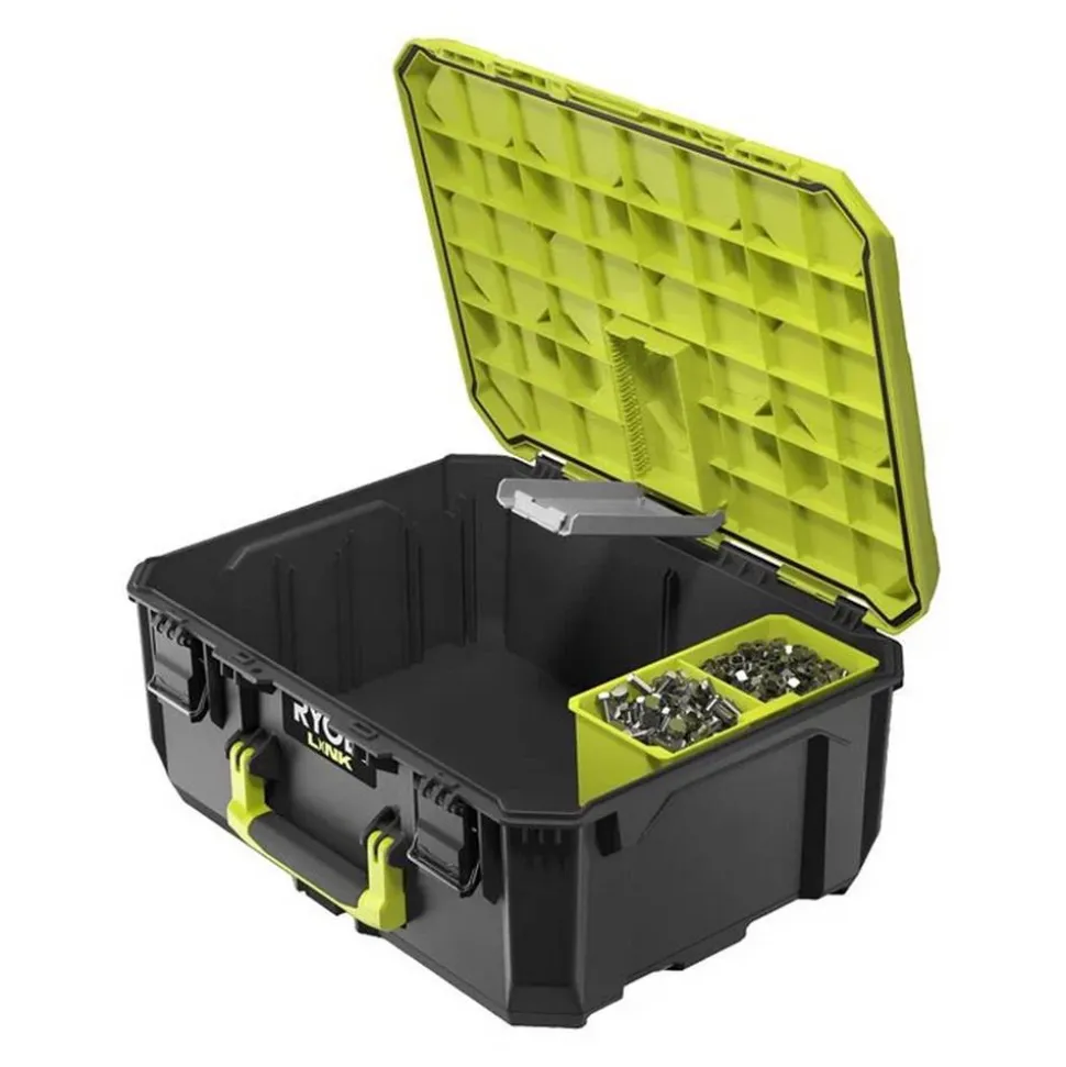 Kleinteileorganizer doppelt 'Link RSL812' 12 x 23,5 x 9,5 cm