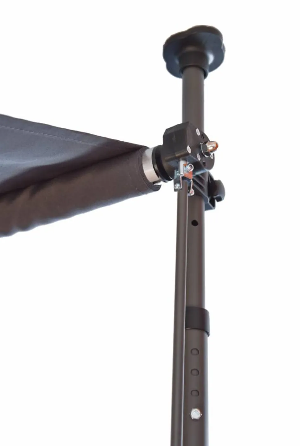 Klemmmarkise mit Volant 300 x 120 cm