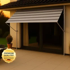 Klemmmarkise 'Premium' wasserabweisend 300 x 170 cm