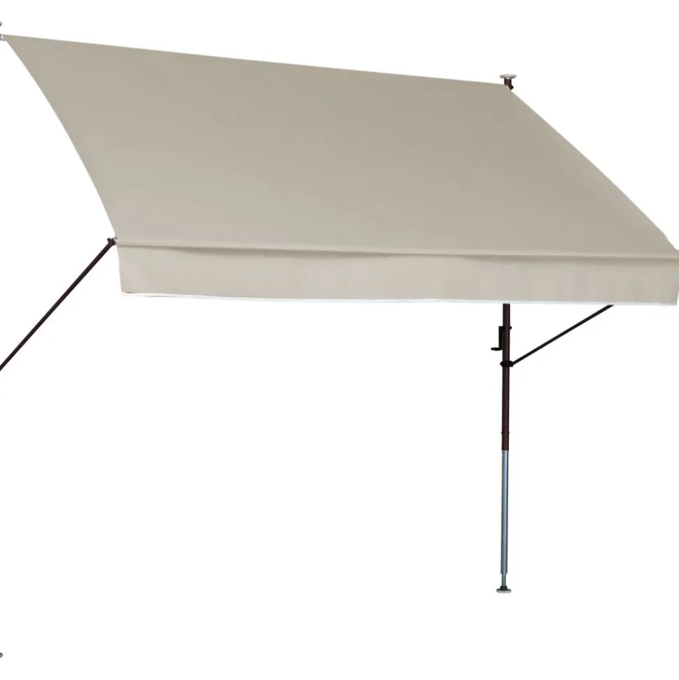 Klemmmarkise 'Style' mit Volant/wasserabweisend 200 x 150 cm