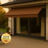 Klemmmarkise 'Style' mit Volant/wasserabweisend 300 x 150 cm