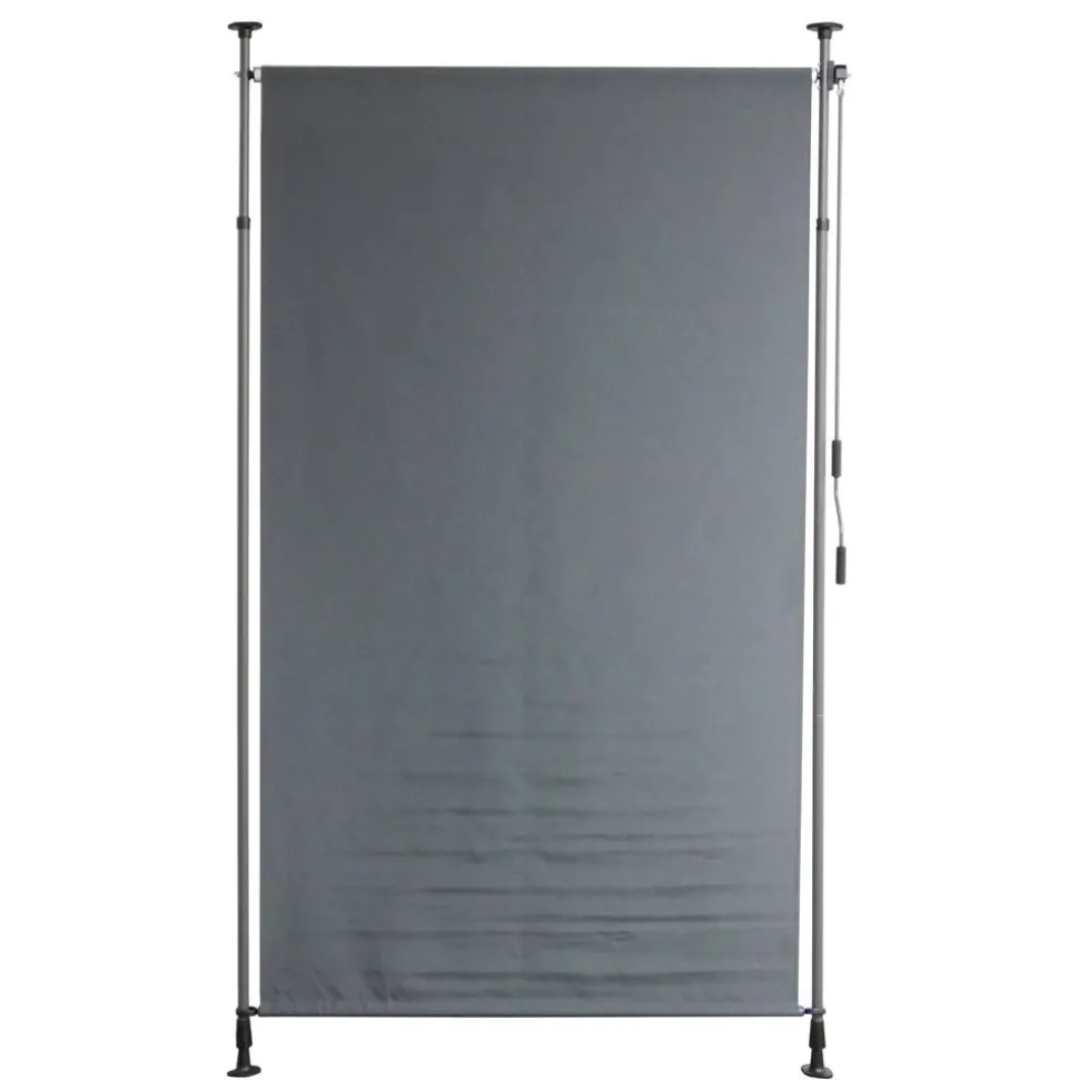Klemmsichtschutz Aluminium/Stahl anthrazit 150 x 312 cm