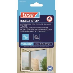 Klett Fensterfliegengitter 'Standard' anthrazit 150 x 180 cm