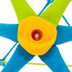 Klettergerüst 'Geodome' Stahl blau/grün Ø 238 x 223 cm