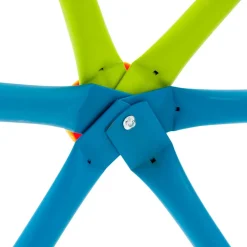 Klettergerüst 'Geodome' Stahl blau/grün Ø 238 x 223 cm