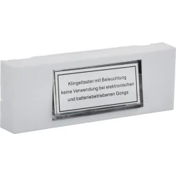 Klingelplatte LED Kunststoff weiß 87 x 30 x 13 mm einreihig