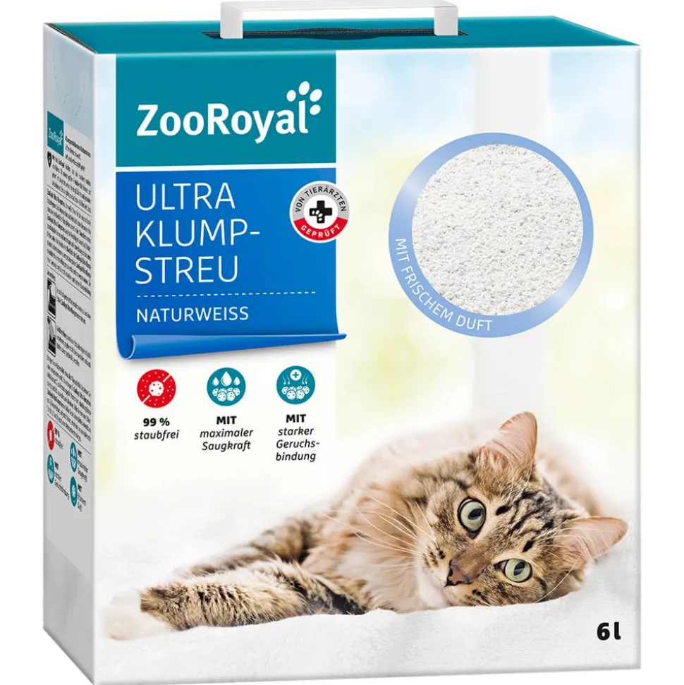Klumpstreu 'Ultra' weiß mit frischem Duft 6 l