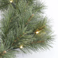 Künstliche Girlande 'Jasper' mit 30 LEDs grün 270 cm