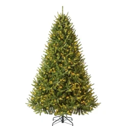 Künstlicher Weihnachtsbaum 'Richmond' Tanne mit 700 LEDs in warmweiß, Ständer Ø 142 x 228 cm