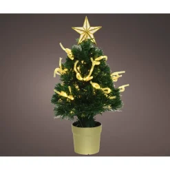 Künstlicher Weihnachtsbaum 'Cornwall' grün 60 cm, mit LED-Beleuchtung