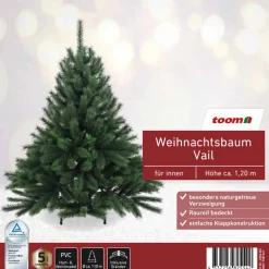 Künstlicher Weihnachtsbaum 'Vail' grün Ø 110 x 120 cm
