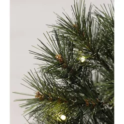 Künstlicher Weihnachtsbaum 'Jasper' mit 20 LEDs grün frosted Ø 40 x 60 cm