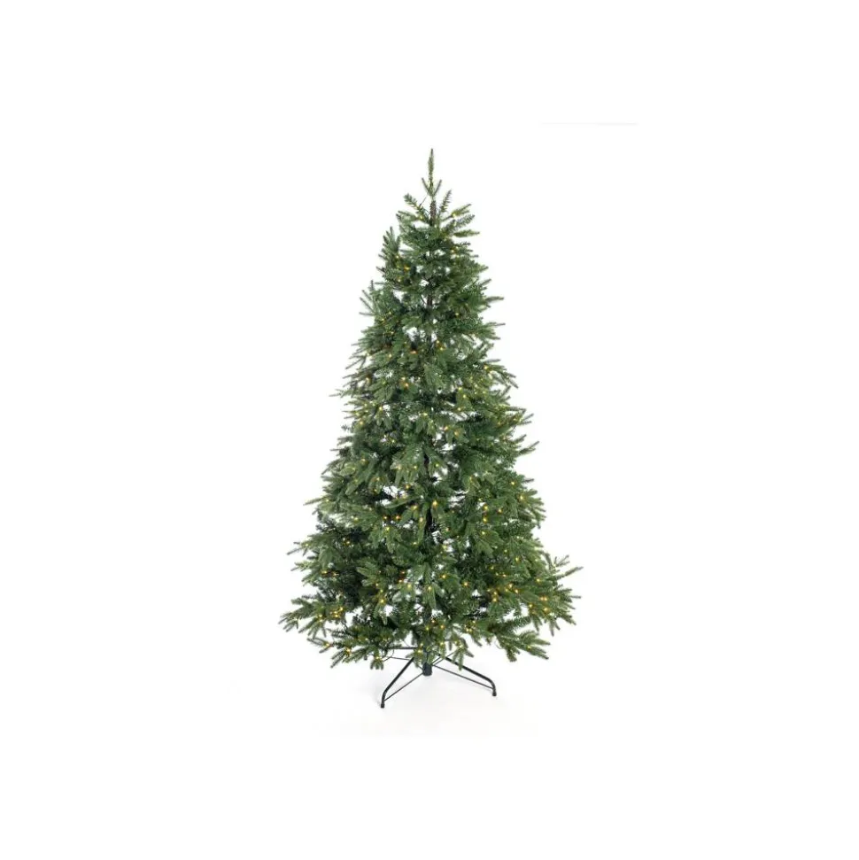 Künstlicher Weihnachtsbaum 'Sherwood' Fichte mit 800 LEDs in warmweiß/bunt, Fernbedienung, Ständer Ø 134 x 210 cm