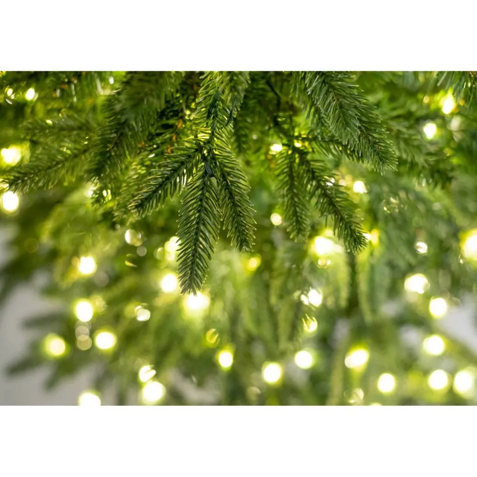 Künstlicher Weihnachtsbaum 'Sherwood' Fichte mit 450 LEDs in warmweiß/bunt, Fernbedienung, Ständer Ø 104 x 150 cm