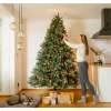 Künstlicher Weihnachtsbaum 'Vermont' Fichte mit 500 LEDs in warmweiß, Ständer Ø 150 x 210 cm