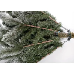 Künstlicher Weihnachtsbaum 'Cedar Frost Kiefer' grün/frosted Ø 114 x 210 cm