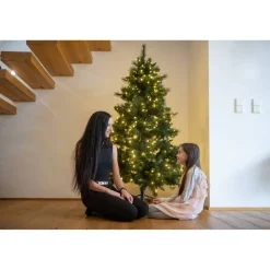 Künstlicher Weihnachtsbaum 'Mesa' Fichte mit 350 LEDs in warmweiß, Fernbedienung, Ständer Ø 119 x 180 cm