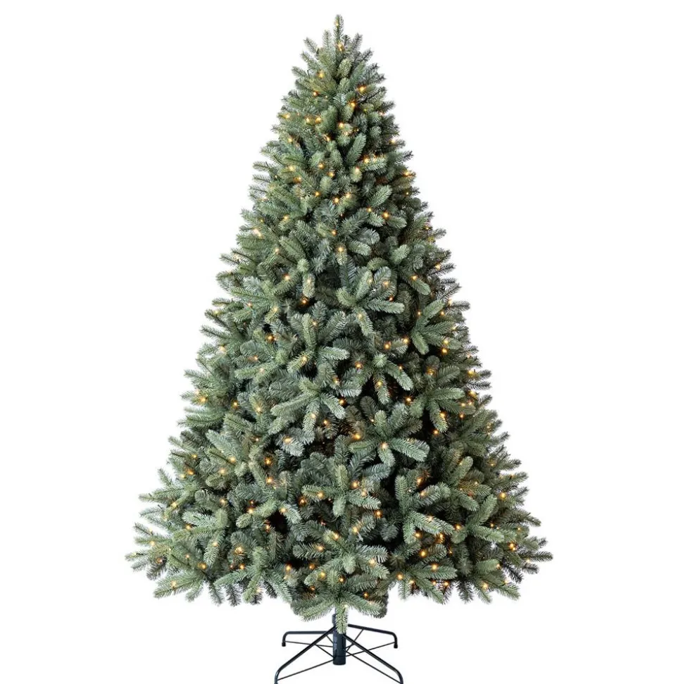 Künstlicher Weihnachtsbaum 'Vermont' Fichte mit 700 LEDs in warmweiß, Ständer Ø 160 x 240 cm