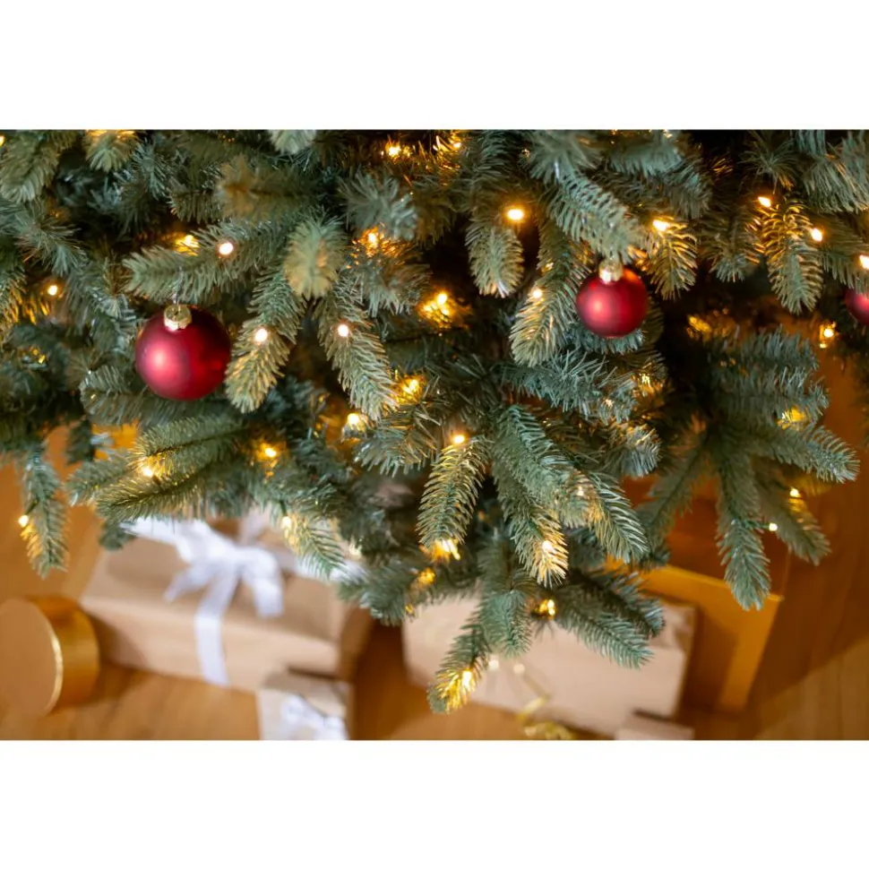 Künstlicher Weihnachtsbaum 'Vermont' Fichte mit 700 LEDs in warmweiß, Ständer Ø 160 x 240 cm