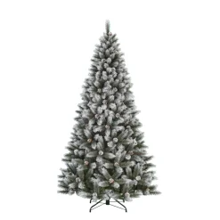 Künstlicher Weihnachtsbaum 'Aspen' grün/frosted 120 cm