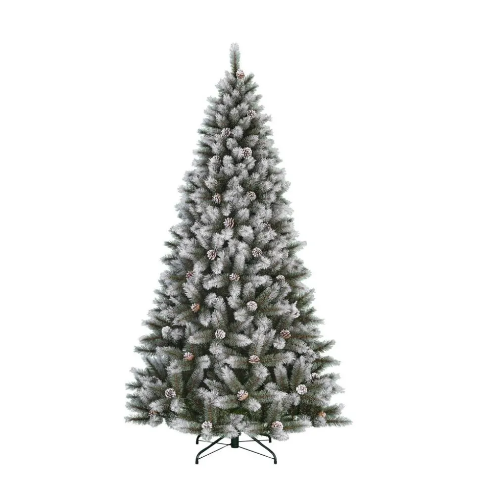 Künstlicher Weihnachtsbaum 'Aspen' grün/frosted 120 cm