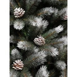 Künstlicher Weihnachtsbaum 'Aspen' grün/frosted 155 cm