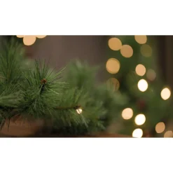 Künstlicher Weihnachtsbaum 'Jasper' grün 90 cm mit LED-Beleuchtung