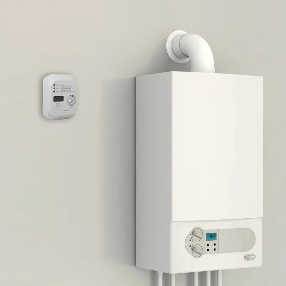 Kohlenmonoxidmelder 'RM370' mit Display weiß
