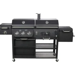 Kombigrill 4-in1 'Arizona' schwarz 203 x 127 x 60 cm