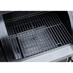 Kombigrill schwarz 236 x 138 x 68 cm