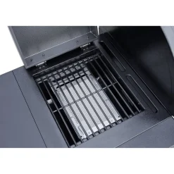 Kombigrill schwarz 236 x 138 x 68 cm