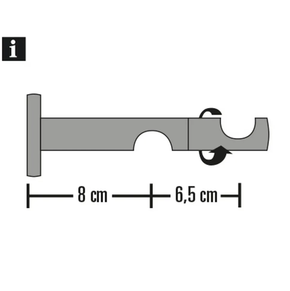 Kombiträger 'Windsor' bronzefarben