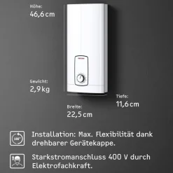 Komfort-Durchlauferhitzer 'DHB 18/21/24 ST Trend' 24 kW