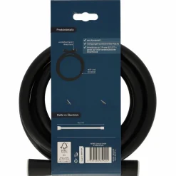 Komfortschlauch Kunststoff schwarz 200 cm