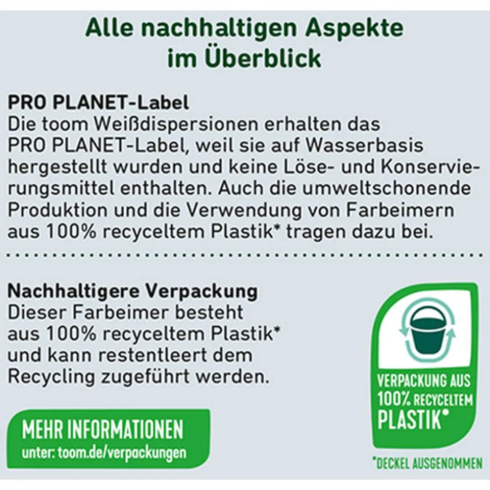 Komfortweiß matt 2,5 l
