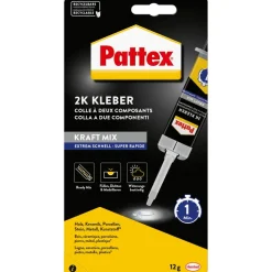 2-Komponenten-Kleber 'Kraft-Mix Extrem Schnell' transparent 12 g