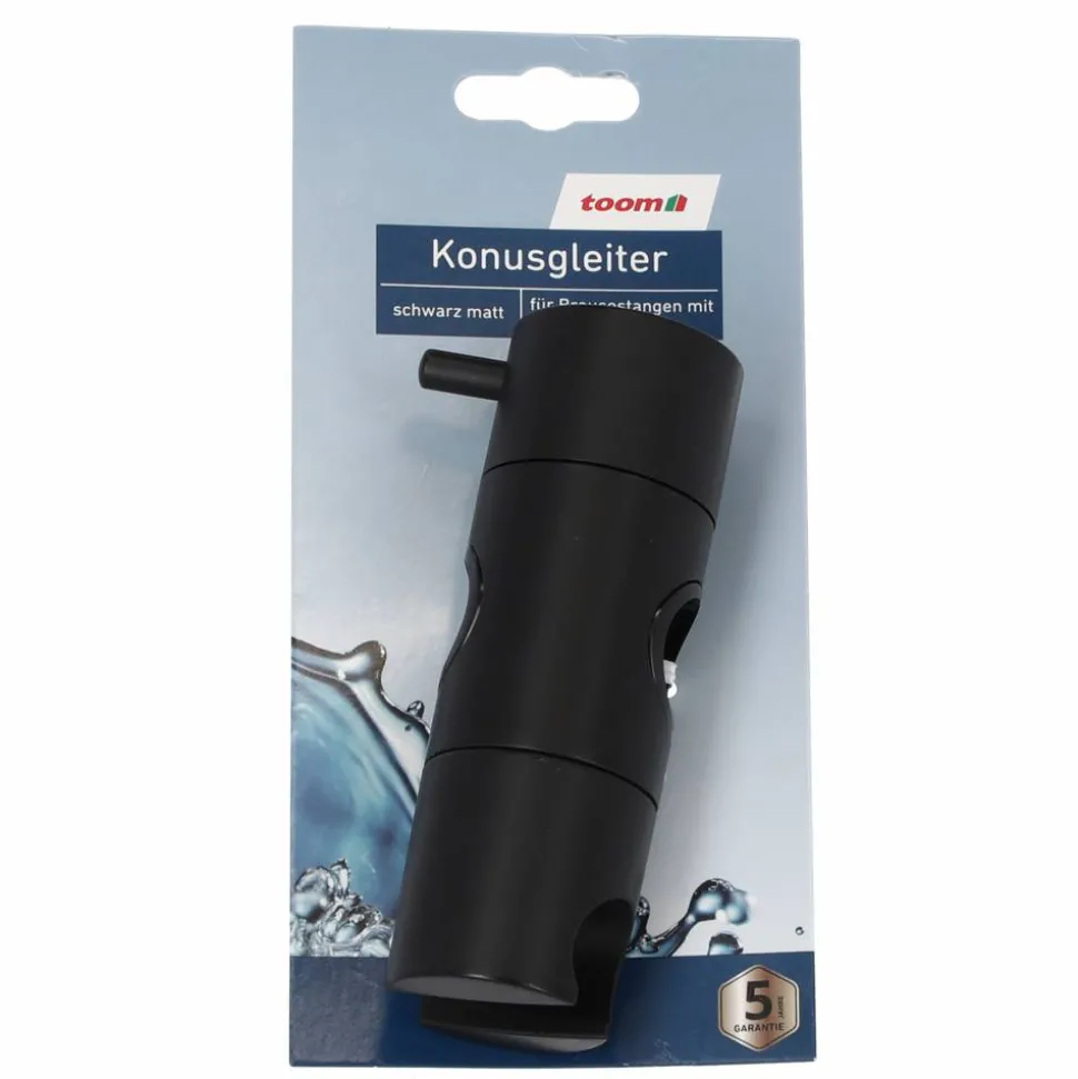 Konusgleiter mattschwarz Ø 2,2 cm