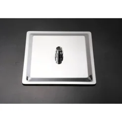 Kopfbrause Edelstahl silbern 25 x 25 cm