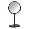 Kosmetikspiegel 'Assisi' schwarz ø 17 cm